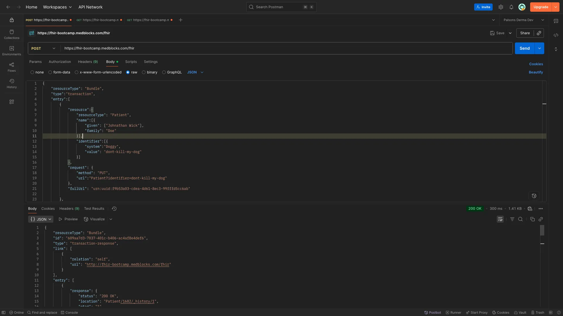 Create a Transaction Exercise Step 2