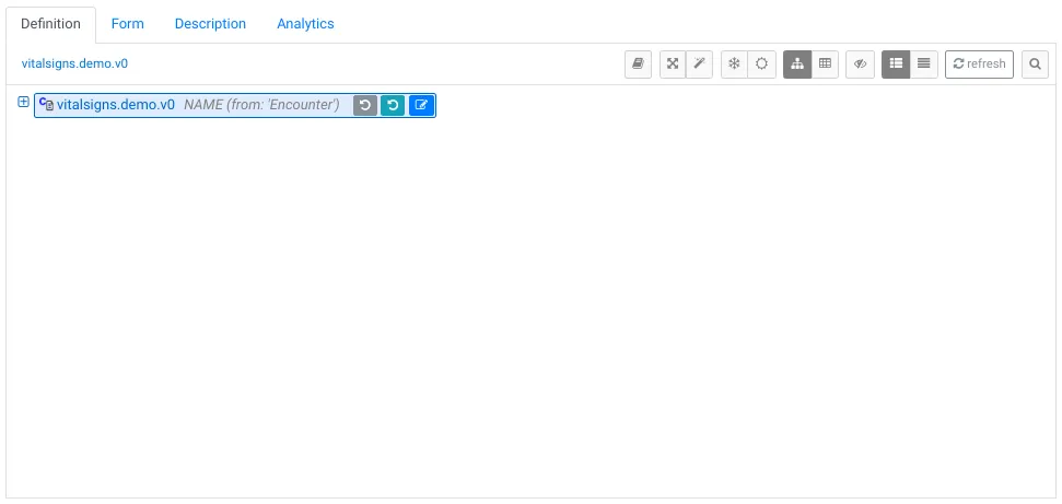 Collapse the template