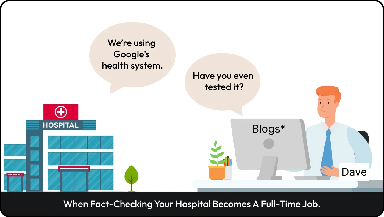 when fact checking your hospital becomes a full time job