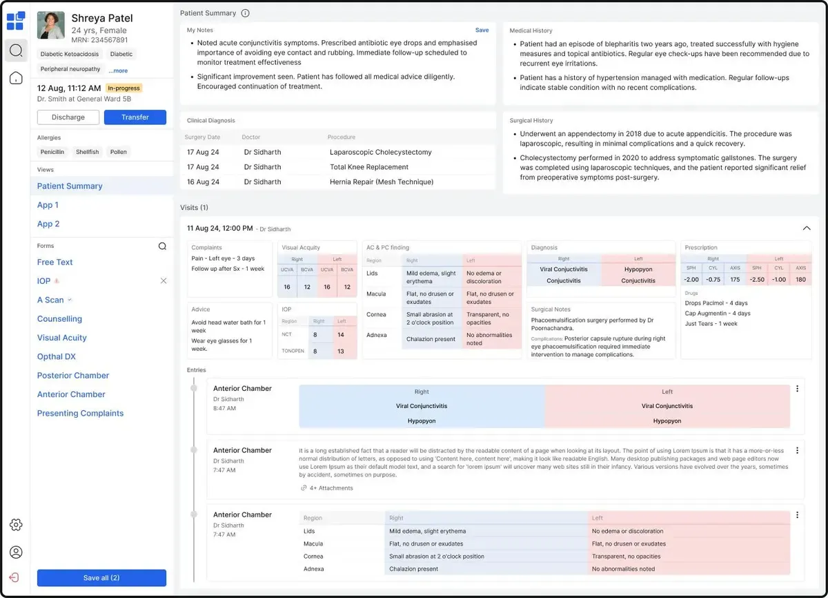 iterating on the encounter information
