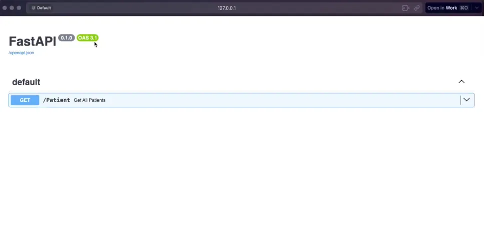 fastapi documentation ui