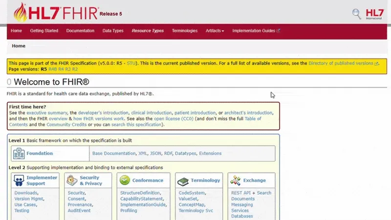 How to download the FHIR Schema