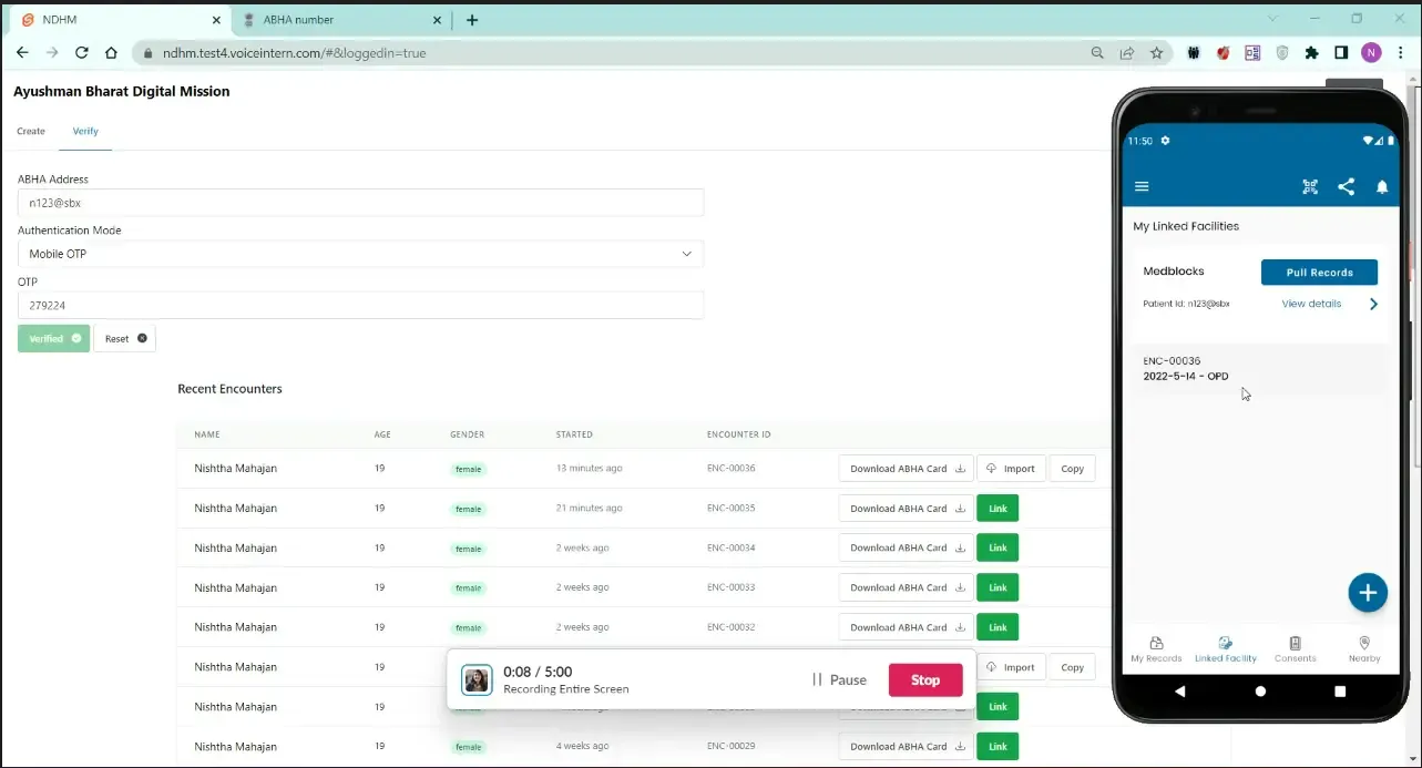 personal health record app