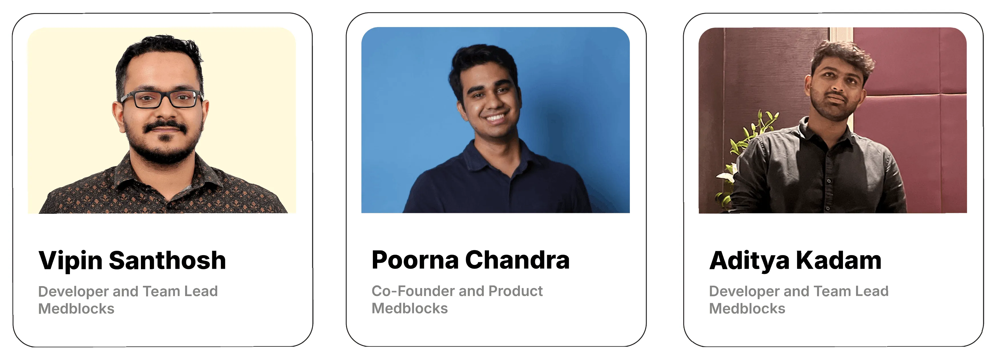 our team of pod leads who found us